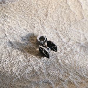 Star Wars TIE Fighter Silver Charm for Bracelet
